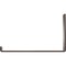 Ekena Millwork Steel Hanging Shelf Bracket, Hammered Brown 2"W x 12"D x 7"H BKTM02X12X07HSHBR - alternate 5